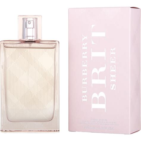 burberry brit sheer eau de toilette spray 1.7 oz|burberry brit sheer 100 ml.